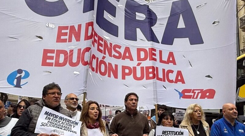 ​Presupuesto 2027: UEPC y CTERA advierten que se profundiza el desfinanciamiento educativo